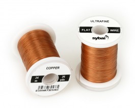 Flat Colour Wire, Ultrafine, Copper